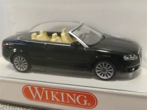 Wiking 1320130 Audi A4 Cabriolet, Schwarz, H0